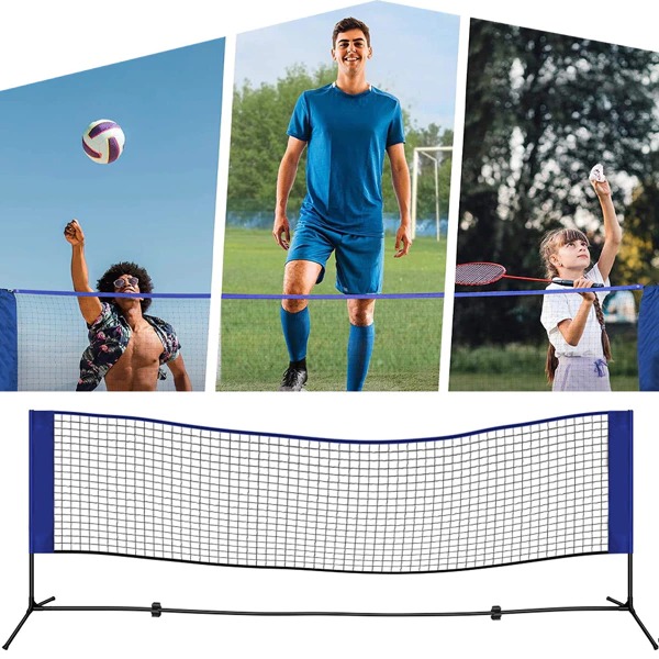 Nastavitelná sportovní síť na badminton, tenis nebo volejbal